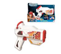 Bizak Hydro Mad Mini Blaster ad acqua elettrica, bianca e rossa compatta con luce LED, portata fino a 5 m e batteria ricaricabile, giocattolo acquatico potente, per bambini dagli 8 anni (62001153-2)