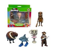 Bizak Italian Brainrot Confezione da 5 statuette da collezione, 8 modelli, 5 cm (35007601)