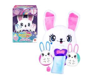 Bizak Mamma Coniglio e Suoi Mini Baby Sorpresa - Peluche Interattivo con Suoni e Mini Coniglietti + 3 anni (64161001)