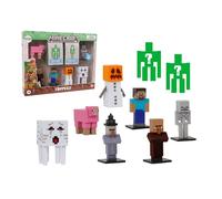 Bizak Minecraft Toppez Edizione Speciale Pack 8 Figure Stdo.1, Bambole da 5 cm con 2 Figure Sorprese, Prodotto Ufficiale 16 Modelli da Collezionare, per Fan e Bambini Da 8 anni (64110034-1)