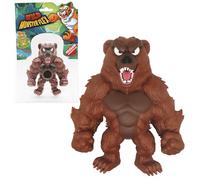 Bizak Monsterflex Classic Animales - Wild Monster Grizz Lee, bambola super estensibile ed elastica, 25 cm, 14 da collezione, per fan collezionisti e bambini dai 4 anni (64390011-10)