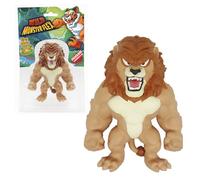 Bizak Monsterflex Classic Animales - Wild Monster King Leo, bambola super estensibile ed elastica, 25 cm, 14 da collezione, per fan collezionisti e bambini dai 4 anni (64390011-6)