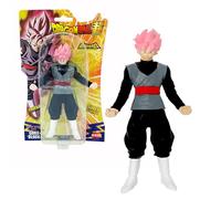 Bizak Monsterflex Goku Black Dragon Ball, bambola super estensibile ed elastica, 25 cm, 12 pezzi da collezione per adulti fan collezionisti e bambini dai 4 anni (64390230)