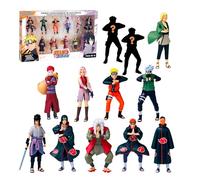 Bizak Naruto - Confezione da 12 figure in scatola Deluxe, 7 cm, include 2 figure nascoste in edizione speciale, +6 anni, (64111280-1)