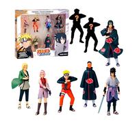 Bizak Naruto - Confezione da 8 figure in scatola Deluxe, 7 cm, include 2 figure nascoste in edizione speciale, +6 anni, (64111270-3)