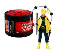 Bizak Naruto Tsukuyomi Infinito Capsula Sorpresa Figura Collezionabile 7 cm con Accessorio e Base Esposizione, 8 Personaggi da Collezionare, +6 anni, (64111305)