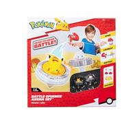 Bizak Pokémon 63224403 - Gioco da combattimento per giocare con i lanciatori dei personaggi, trottole a forma di Pokeball che si lanciano con una corda