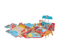 Bizak Pokémon Playset Zaino trasformabile Region De Alola, Convertibile per giocare con figure d'azione, con 10 funzioni di gioco, giocattolo combinabile, (63223424)