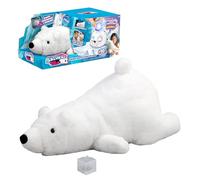 Bizak Salva l'orso polare, animale domestico interattivo di peluche, il suo naso cambia colore, salvalo con il cubetto di ghiaccio, +3 anni, (62008636)