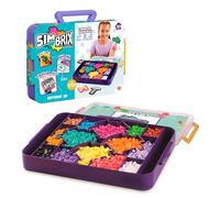 Bizak Simbrix Studio 3D, valigetta da costruzione con brix in 16 colori, modelli e connettori, giocattolo per ragazzi e ragazze dai 5 anni 64008005