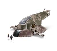 Bizak Star Wars Micro Galaxy Squadron, Nave Deluxe Boba Fett, include 2 figure (62610027)