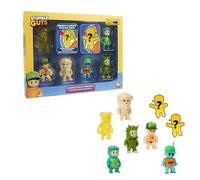 Bizak Stumble Guys Pack 8 Personaggi d'azione T-Rex Guy + Robot Guy, Personaggi da collezionare, Licenza ufficiale del videogioco di demolizione, Adulti Fan e ragazzi e ragazze +8 anni (64112072-6)