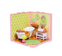 Bizak Suite Spaces Progetta il tuo bagno, Set fai da te modulare personalizzabile con mobili e accessori, include 20 accessori e carte decorative, per ragazze dai 6 anni (64554116)