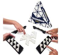 Bizak Triominos Originale, Gioco da Tavolo Famiglia e Bambini a partire dai 6 Anni - Nuova Edizione - Gioco di Strategia e Logica - Domino Triangolari - 2 a 4 Giocatori - 30 Min (64550664)