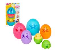 Bizak Uova nel nido, Toomies, giocattolo da bagno con uova impilabili e testurizzate per bambini dai 12 mesi (30693080)