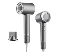 Bizcasa Asciugacapelli,110.000 Giri/min Motore Brushless,Phon Capelli Professionale con 500 Milioni Ioni Negativi,2 Velocità&4 Temperature,Basso Rumore,Magnetico Ugello Inclusi per Viaggi e Domestico