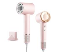 Bizcasa Asciugacapelli,110.000 Giri/min Motore Brushless,Phon Capelli Professionale con 500 Milioni Ioni Negativi,2 Velocità&4 Temperature,Basso Rumore,Magnetico Ugello Inclusi per Viaggi e Domestico