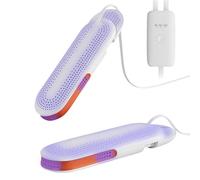 BIZOI Asciuga Scarpe Elettrico, Asciuga Scarponi in Modo Veloce con 3 Modalità Timer, 360 ° Scarpiera Elettrico Asciuga Scarpe da Calcio Asciuga Scarpette Elettrico Odori e Antibatterico