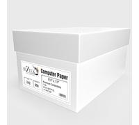 BIZTEK Carta per computer continua senza carbone, 9,5 x 11, vuota, perforata sinistra e destra, 6,8 kg, 4 pezzi, colore: bianco/canarino/rosa/oro (900 set), prodotta negli Stati Uniti 91194