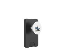 Bizzarro gnomo equitazione balena acquerello arte PopSockets PopWallet per MagSafe