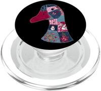 Bizzarro Patchwork Duck Christmas Cheer PopSockets PopGrip per MagSafe