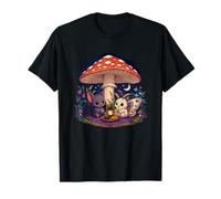Bizzarro Picnic Notturno con Pipistrello e falena Maglietta
