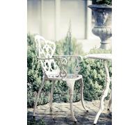Sedia Giardino Esterno in Alluminio Victoria Bizzotto Veranda Terrazza Bianca