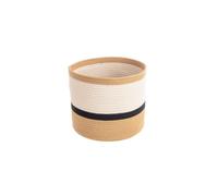 Bizzotto Abode, cesta naturale-bianca m ø30x28h cm Abode, cesta naturale-bianca m Ø30x28h cm