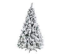 Albero di Natale Innevato 240 210 cm Bianco con Neve Folto Pino Cermis Bizzotto