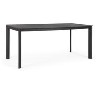 Bizzotto Alcora Tavolo Outdoor Antracite Alluminio Pietra 180×90 cm