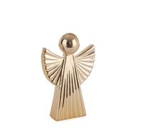 Bizzotto Angelo di Natale Nander H 18 Cm Porcellana Oro