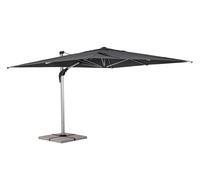 Bizzotto Aries Ombrellone Braccio Antracite Alluminio 3×4 m