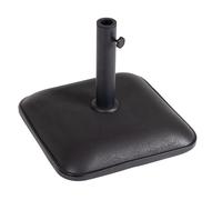 Bizzotto Base Ombrellone Barry Quadrato 45 x 45 Cm 25 Kg Nero