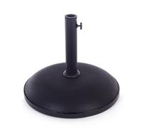 Bizzotto Base Ombrellone Barry Tondo 30 Kg Cemento Nero
