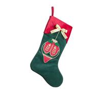 Bizzotto Calza Festive di Natale 45 x 28 Cm Rosso Verde