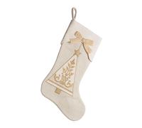 BIZZOTTO Calza Natalizia Joyful Beige Oro 45x28cm