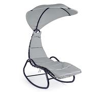 Bizzotto Chaise Longue Dondolo Baffin Antracite