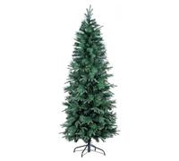 Bizzotto Christmas decor Albero Natale DRESDA SLIM Verde (PVC e PE - H240 D83