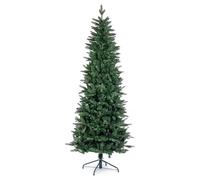Bizzotto Christmas decor Albero Natale LOGAN SLIM Verde (PVC e PE - H240 D96 cm)