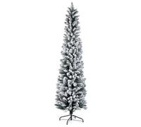Bizzotto Christmas decor Albero Natale SILLIAN SLIM INN Verde innevato (PVC -