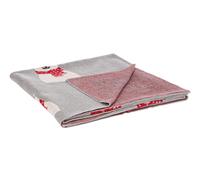Bizzotto Coperta di Natale Editha Orso 130 x 170 Cm Rosso Bianco