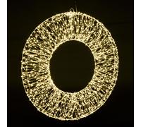 BIZZOTTO Corona Ghirlanda Luminosa 70cm con 1920 Microled