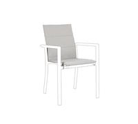 Bizzotto Cuscino Basso Sedia Konnor Grigio Chiaro Olefin Idrorepellente 91x41 cm