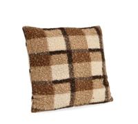 Bizzotto Cuscino di Natale Laurence Quadri 45 x 45 Cm Marrone