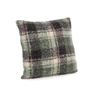 Bizzotto Cuscino di Natale Laurence Quadri 45 x 45 Cm Verde