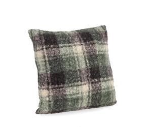 Bizzotto Cuscino di Natale Laurence Quadri 45 x 45 Cm Verde