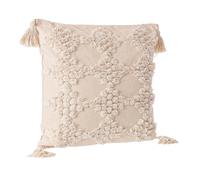 BIZZOTTO Cuscino Mattis con Nappa 45x45cm Cotone Panna