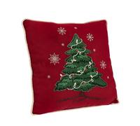 Bizzotto Cuscino Natalizio Windsome Rosso con Pino 45x45cm