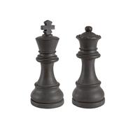 Bizzotto Decorazione chess re-regina nero, assortito Decorazione chess re-regina nero, assortito