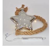 Bizzotto Decorazioni natalizie STELLA VT ETHAN ARG C-LED in Bianco Unica